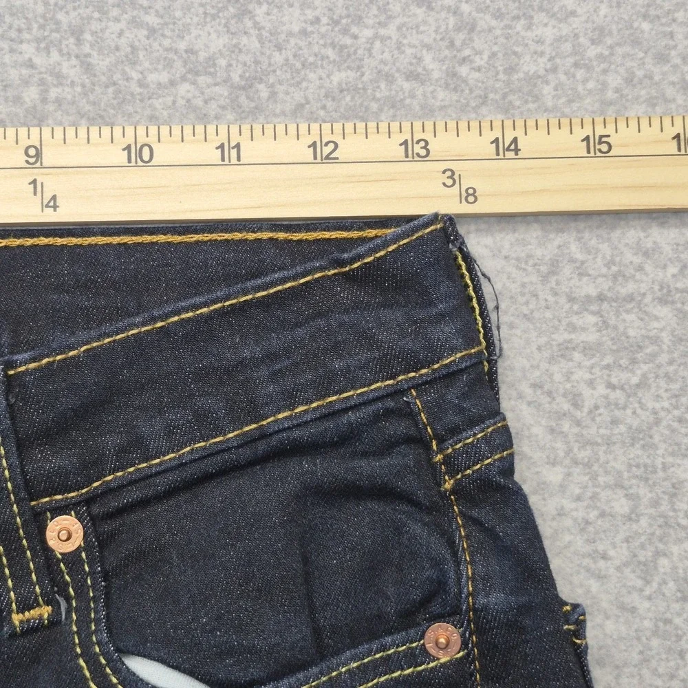 Levis 519 Jeans Mens 30x34 Hi-Ball Extreme Skinny Dark Stretch Denim Grunge